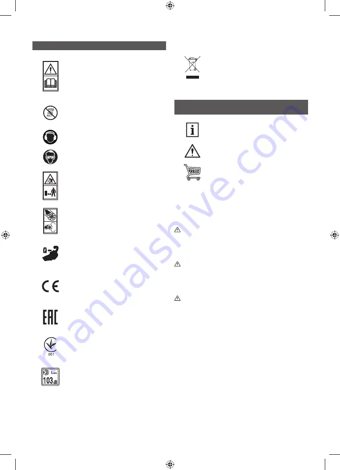 Ryobi RBL36JB Original Instructions Manual Download Page 80