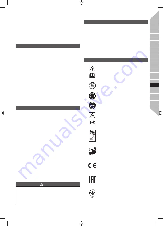 Ryobi RBL36JB Original Instructions Manual Download Page 99