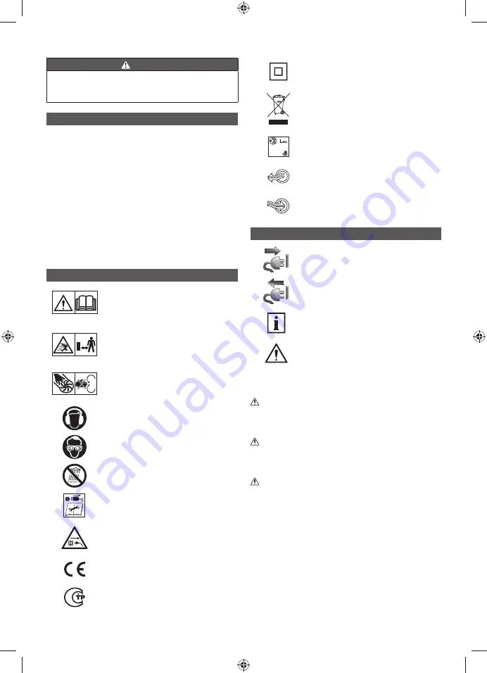 Ryobi RBV3000CESV Original Instructions Manual Download Page 66