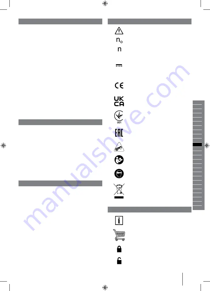 Ryobi RDG18C Manual Download Page 49