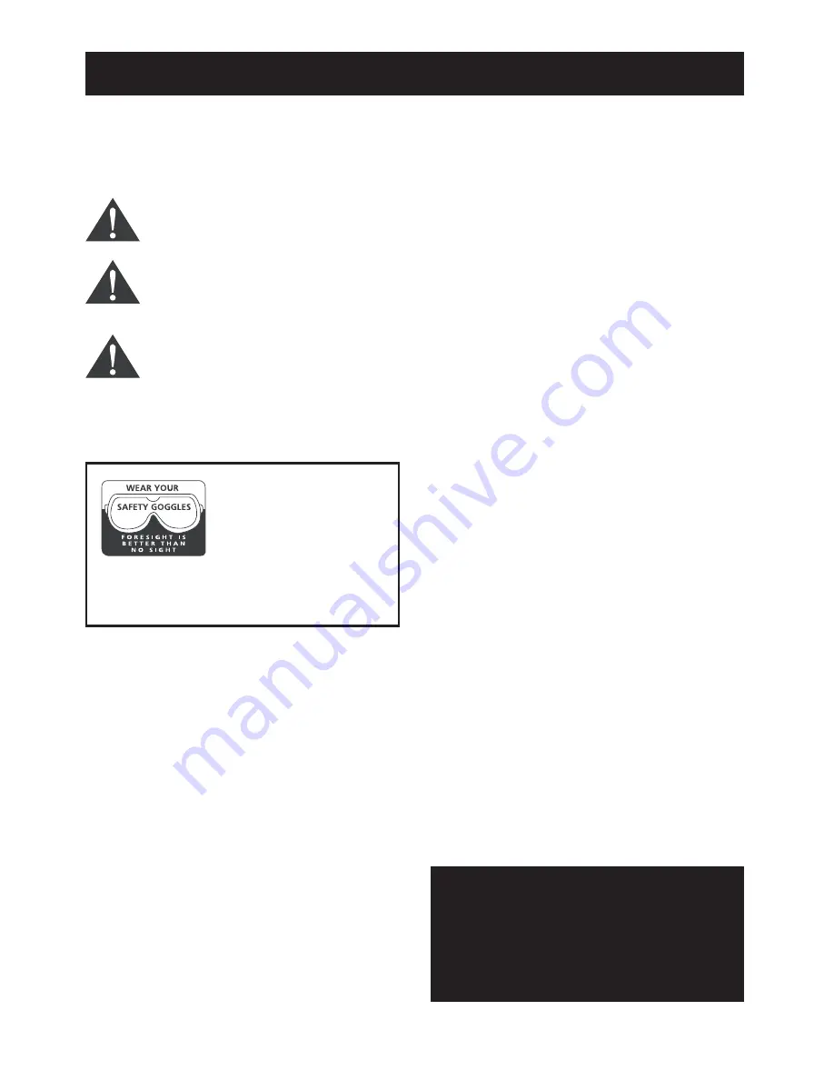 Ryobi RESV2200T Owner'S Operating Manual Download Page 2