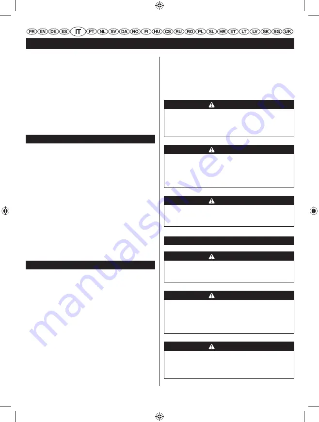 Ryobi RHT25X60RO User Manual Download Page 61