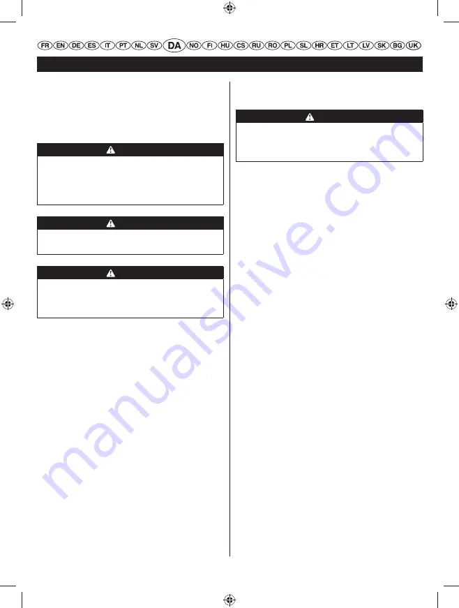 Ryobi RHT25X60RO User Manual Download Page 115