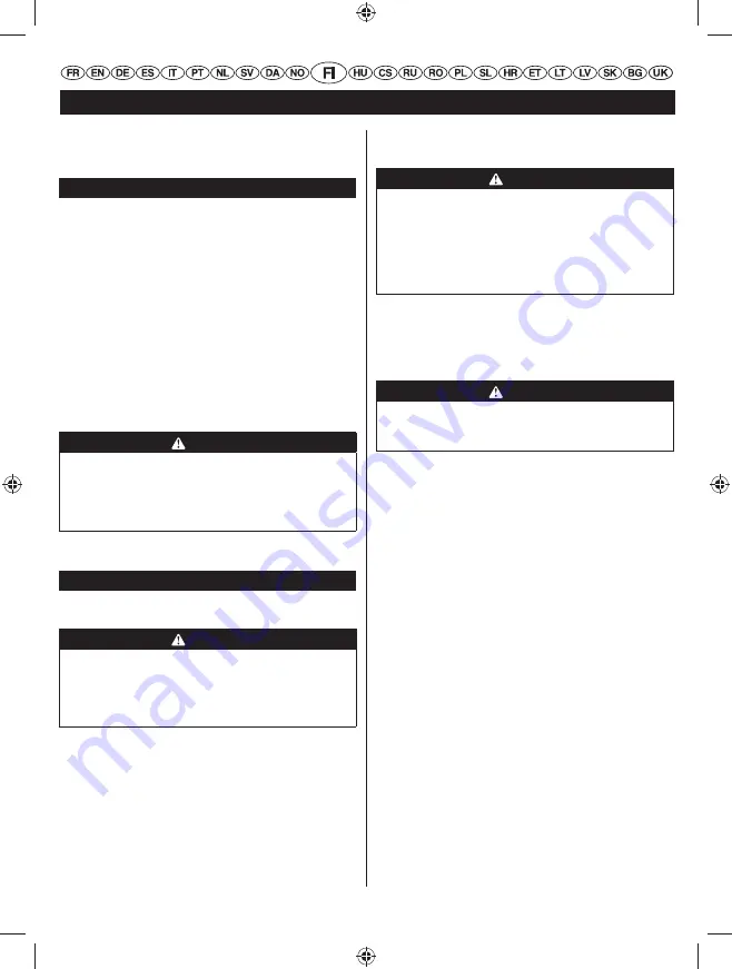 Ryobi RHT25X60RO User Manual Download Page 131