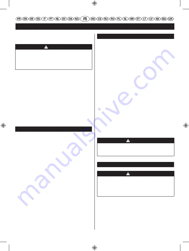 Ryobi RHT25X60RO User Manual Download Page 133