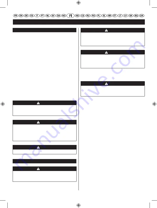 Ryobi RHT25X60RO User Manual Download Page 136