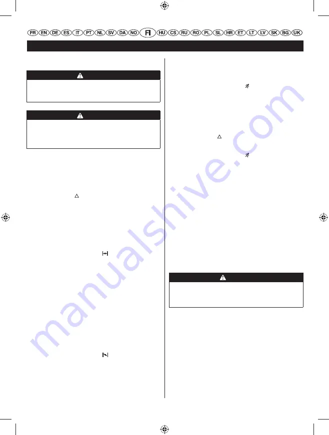 Ryobi RHT25X60RO User Manual Download Page 138