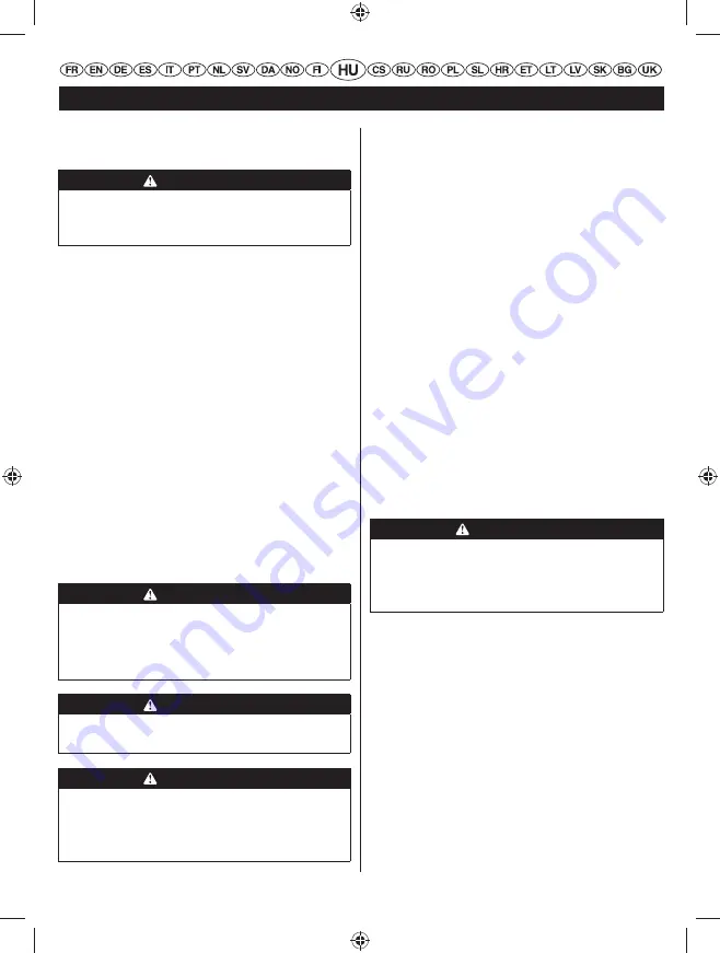 Ryobi RHT25X60RO User Manual Download Page 151