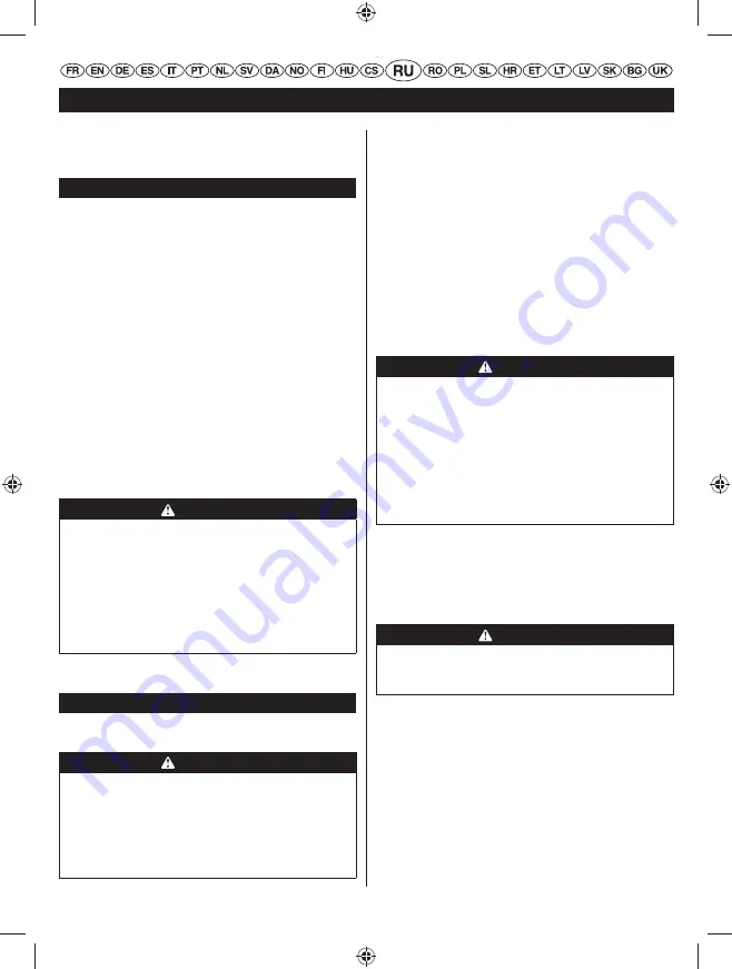 Ryobi RHT25X60RO User Manual Download Page 167