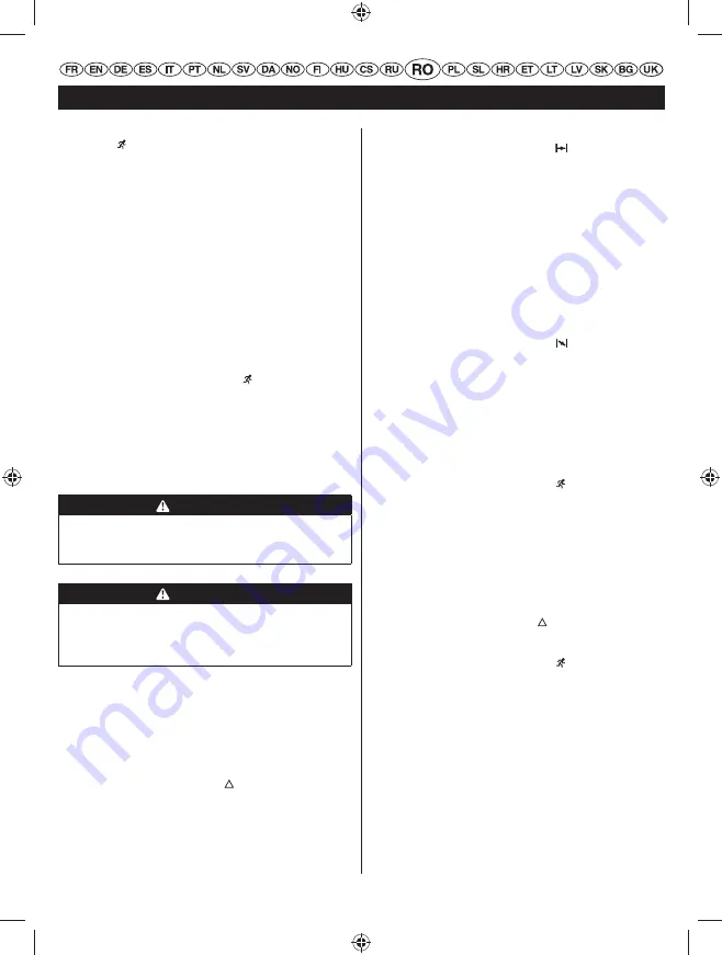 Ryobi RHT25X60RO User Manual Download Page 189