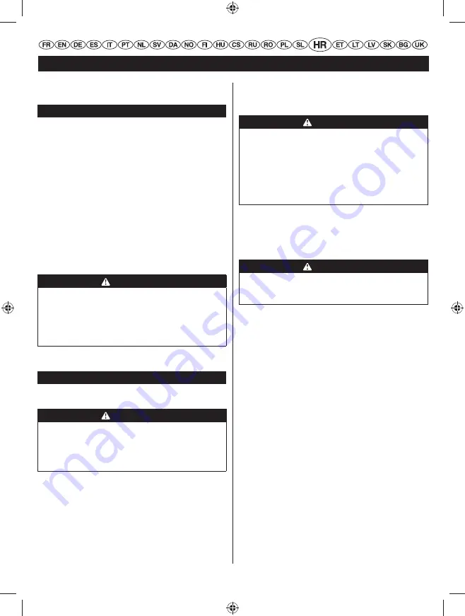 Ryobi RHT25X60RO User Manual Download Page 219