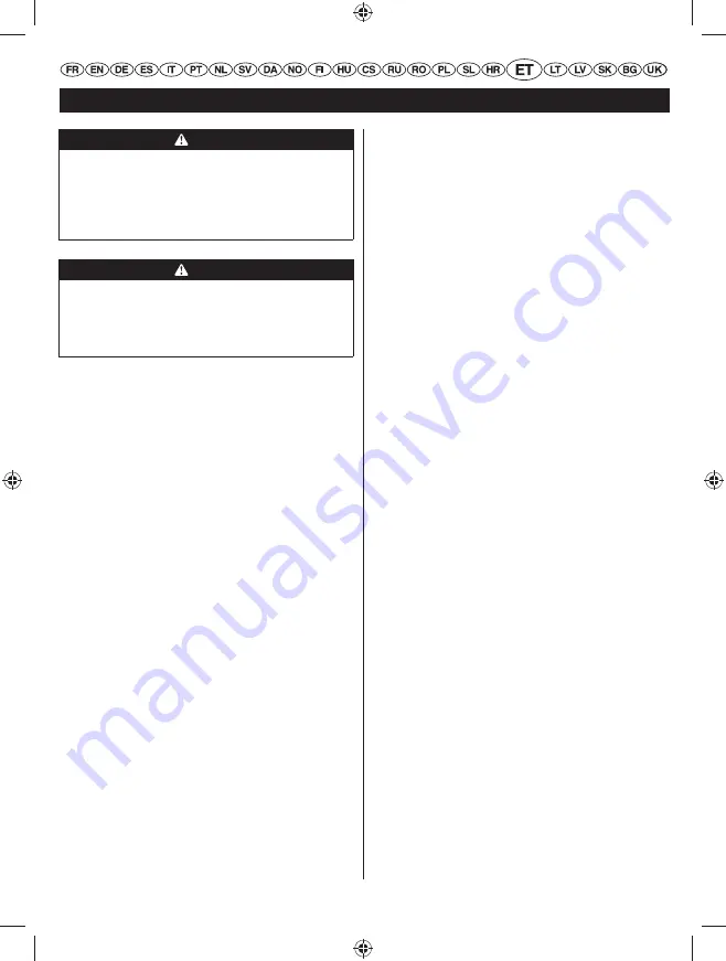 Ryobi RHT25X60RO User Manual Download Page 234