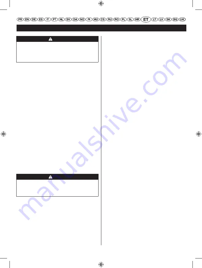 Ryobi RHT25X60RO User Manual Download Page 239