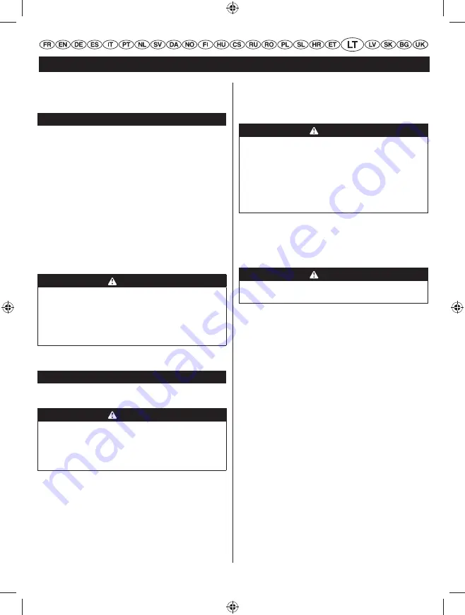 Ryobi RHT25X60RO User Manual Download Page 243