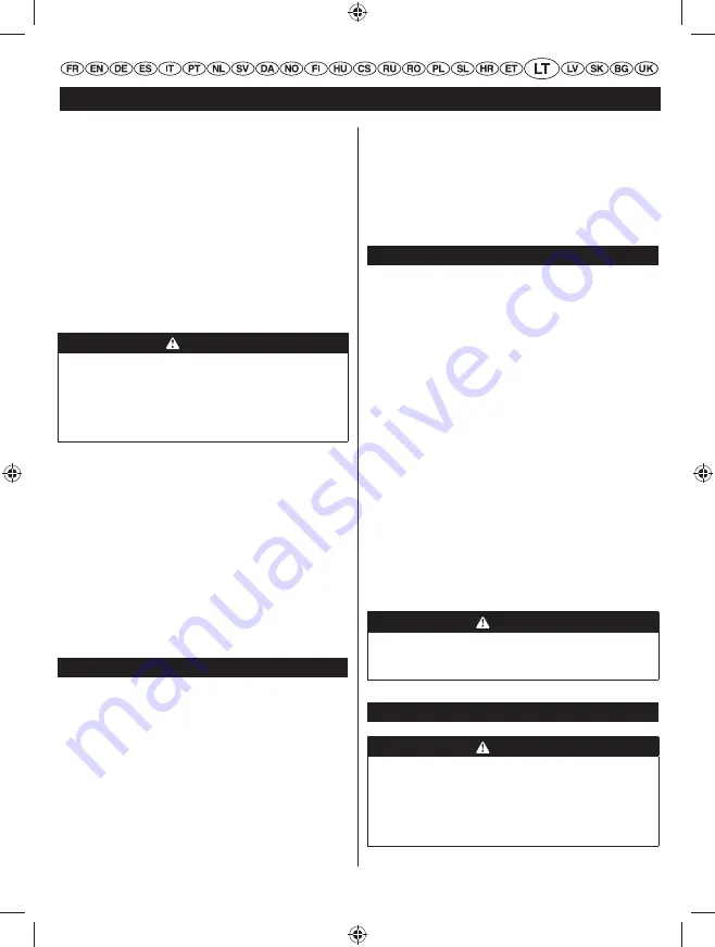 Ryobi RHT25X60RO User Manual Download Page 245