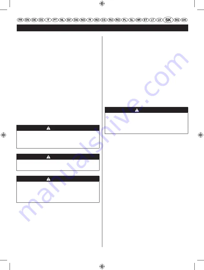 Ryobi RHT25X60RO User Manual Download Page 275