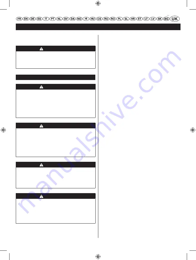 Ryobi RHT25X60RO User Manual Download Page 295