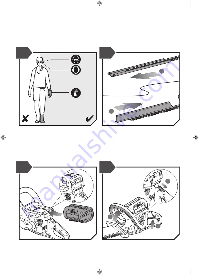 Ryobi RHT3600 Original Instructions Manual Download Page 9