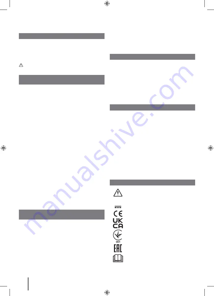 Ryobi RHV18 Original Instructions Manual Download Page 28