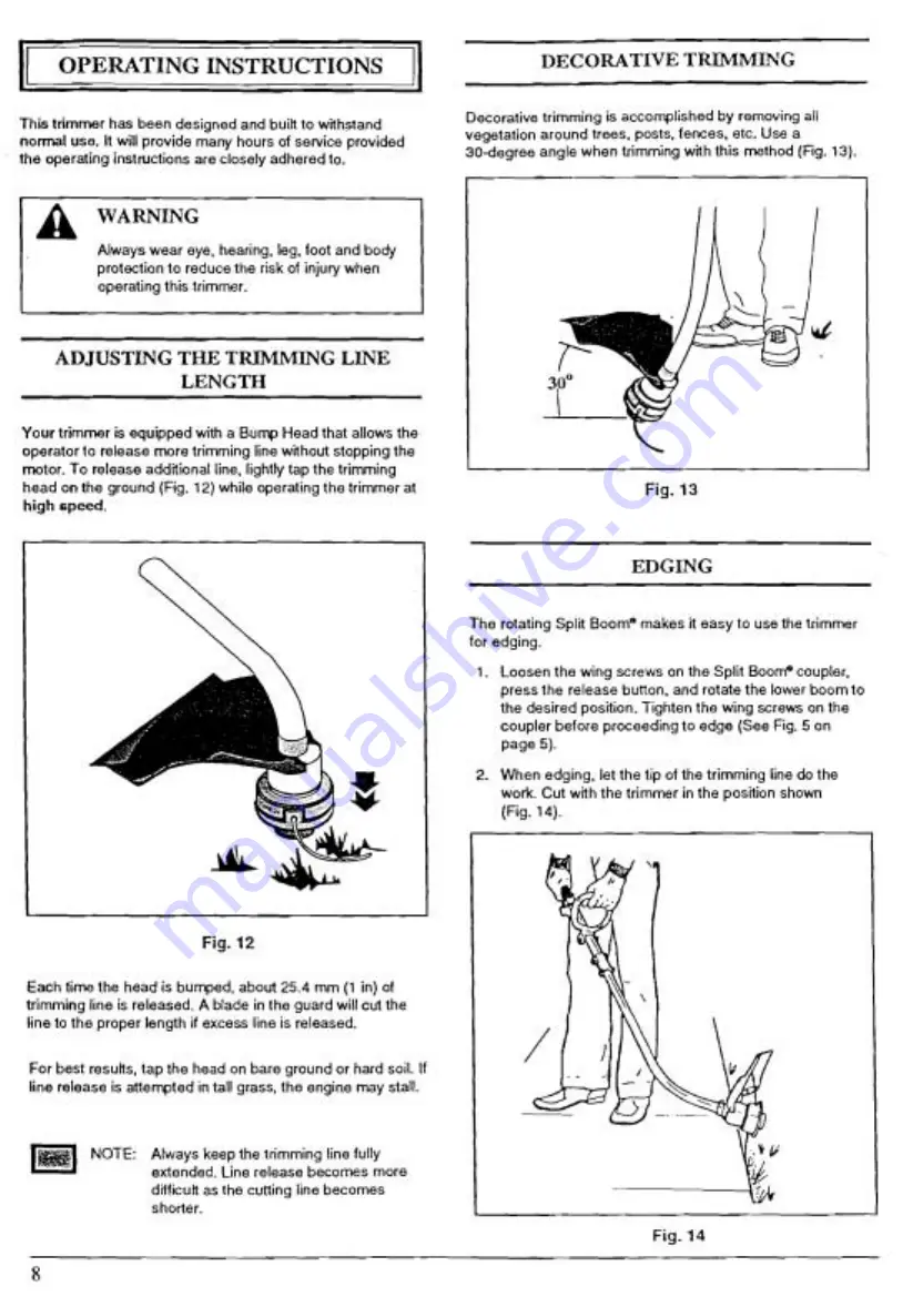 Ryobi RLH1100A MKIII Operator'S Manual Download Page 8