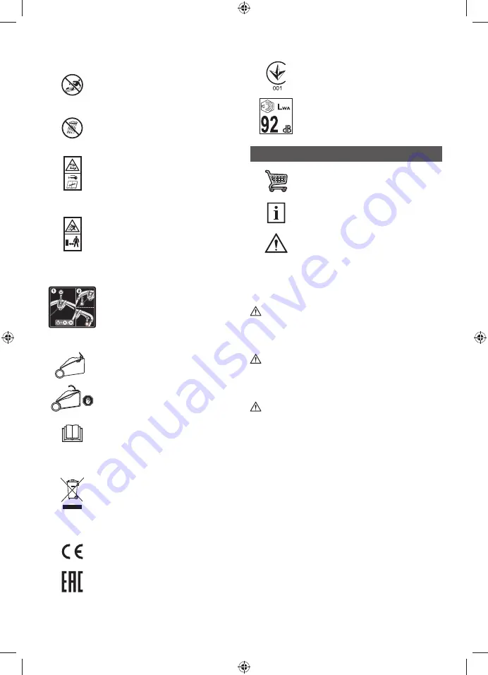 Ryobi RLM36B46S Original Instructions Manual Download Page 164