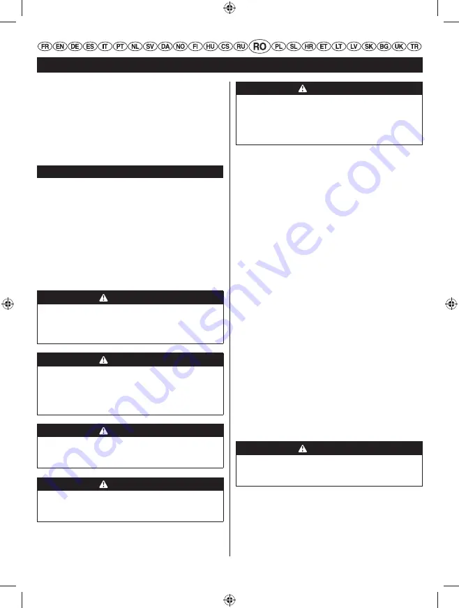 Ryobi RLT254CDSO User Manual Download Page 199