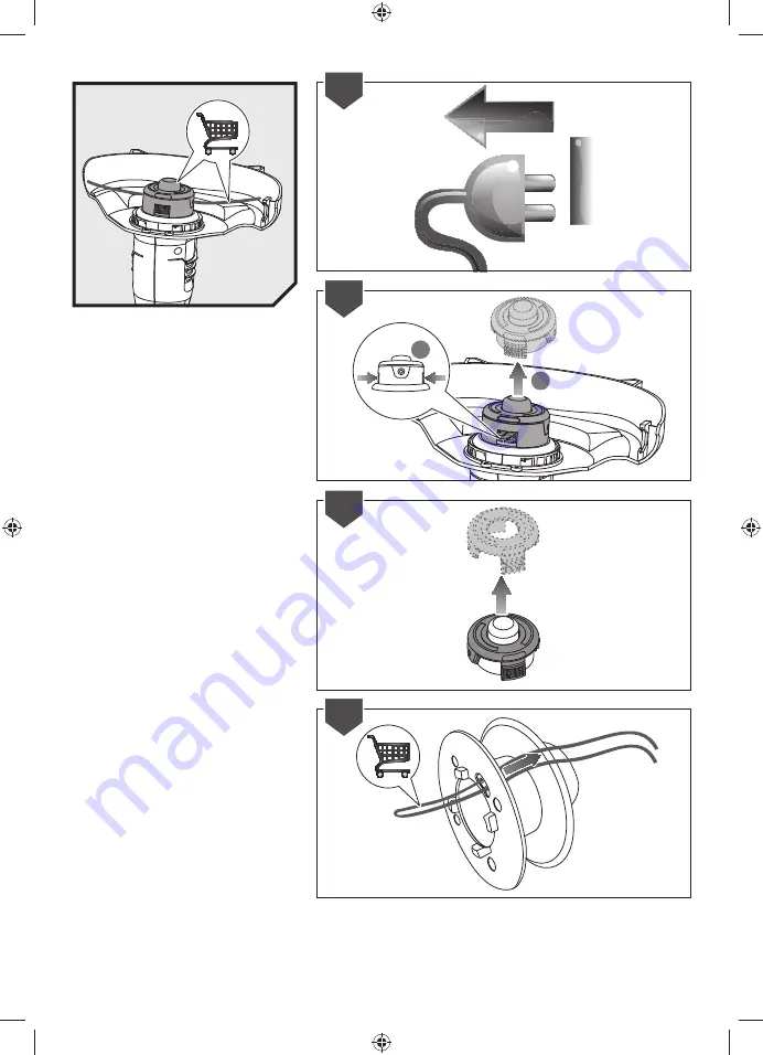 Ryobi RLT3525S Original Instructions Manual Download Page 18