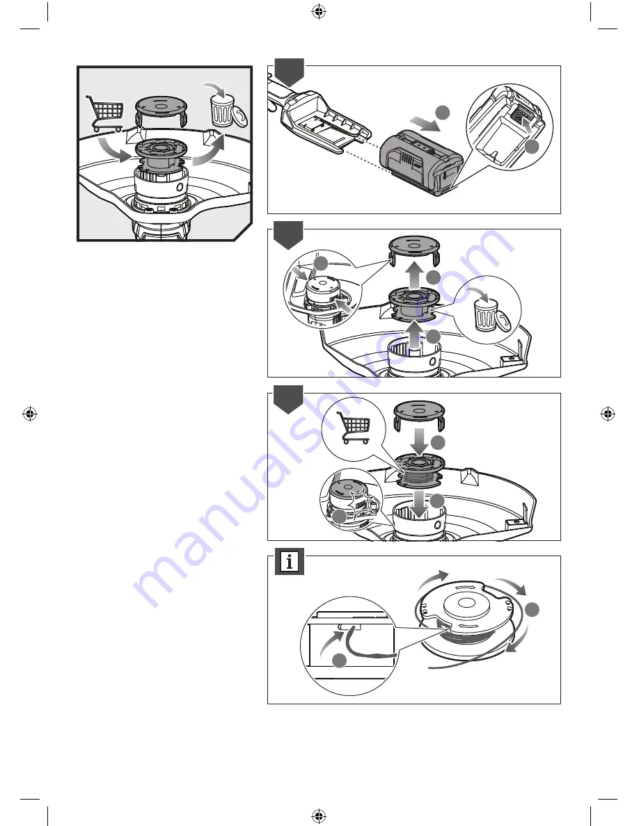 Ryobi RLT3626DE Original Instructions Manual Download Page 17