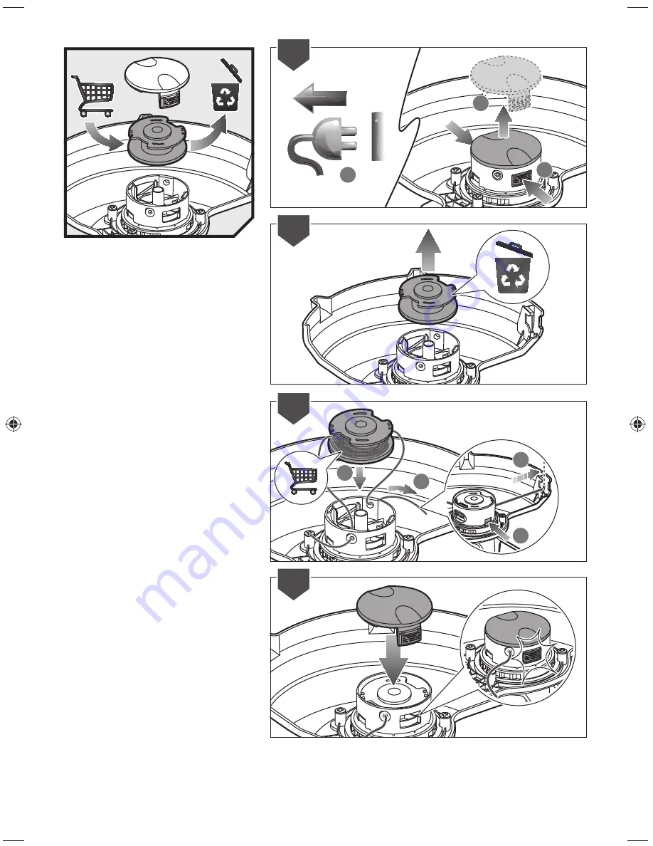 Ryobi RLT6030 Original Instructions Manual Download Page 59