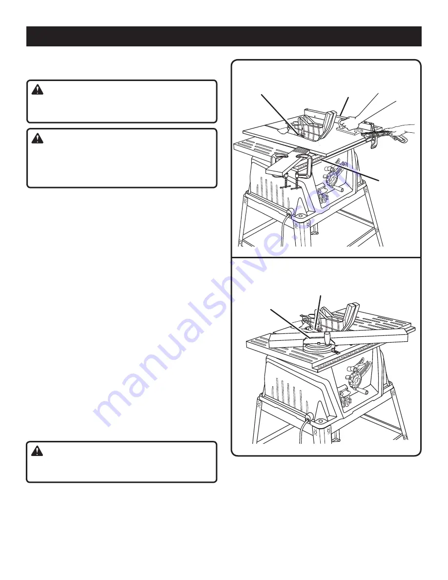 Ryobi RTS10 Operator'S Manual Download Page 68