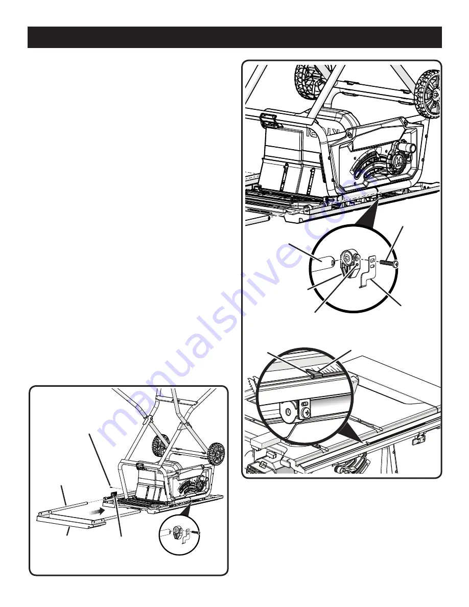 Ryobi RTS22 Operator'S Manual Download Page 107