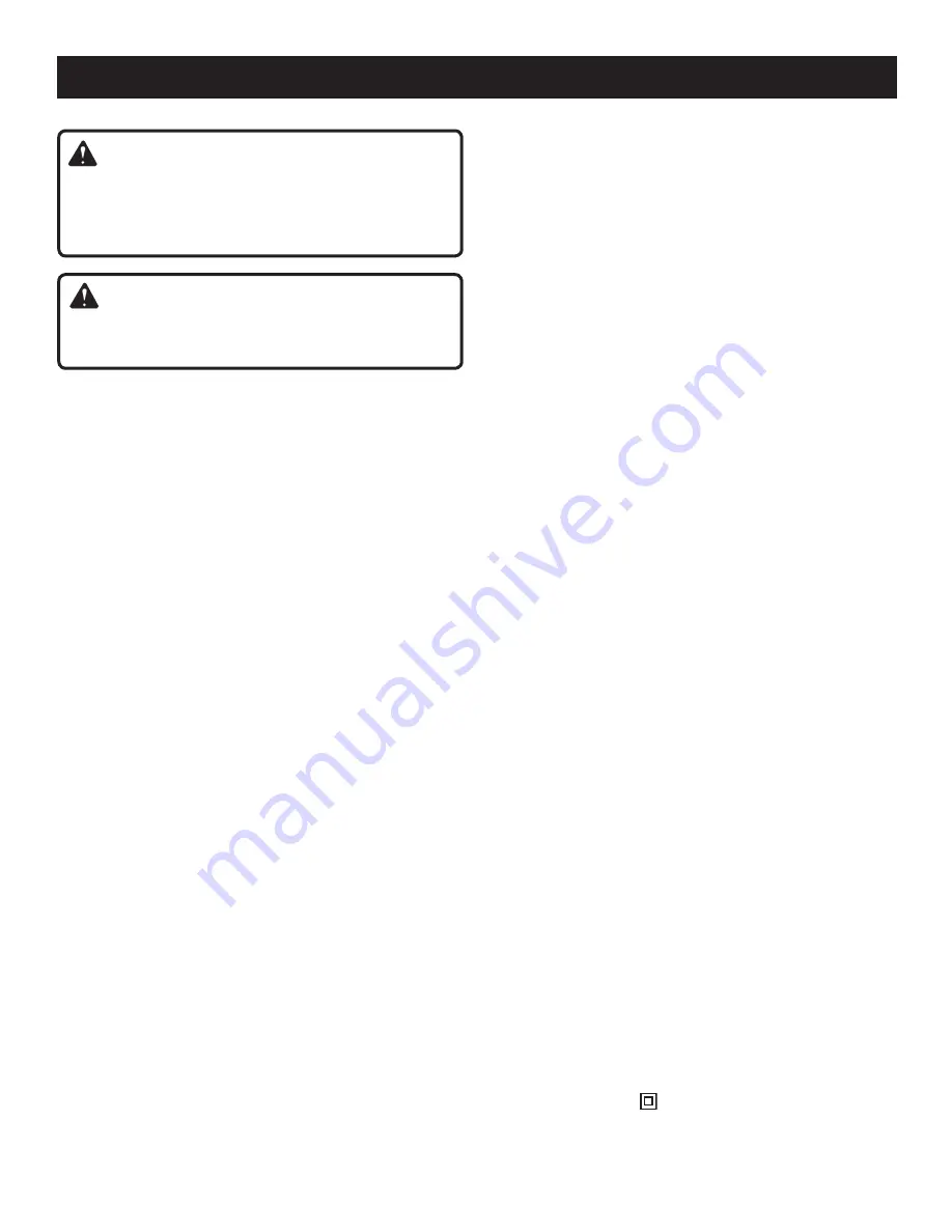 Ryobi RY14122 Operator'S Manual Download Page 22