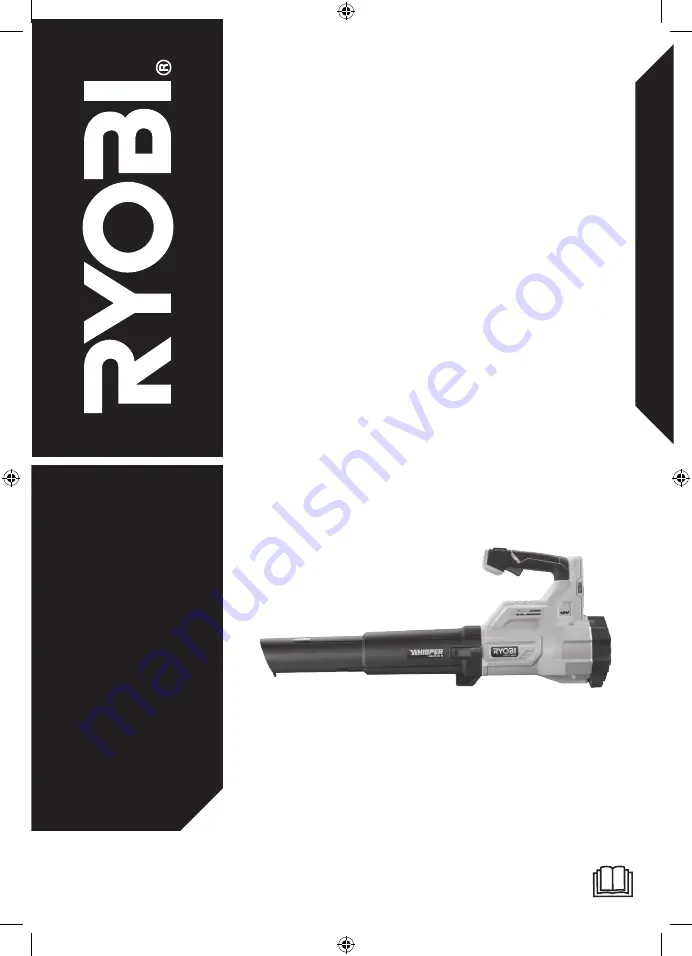 Ryobi RY18BLXB Original Instructions Manual Download Page 1