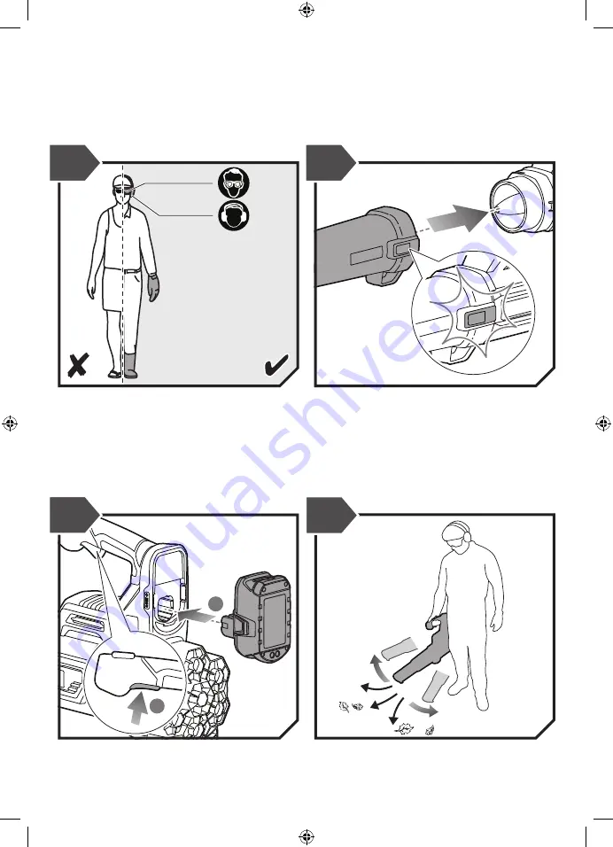 Ryobi RY18BLXB Original Instructions Manual Download Page 8