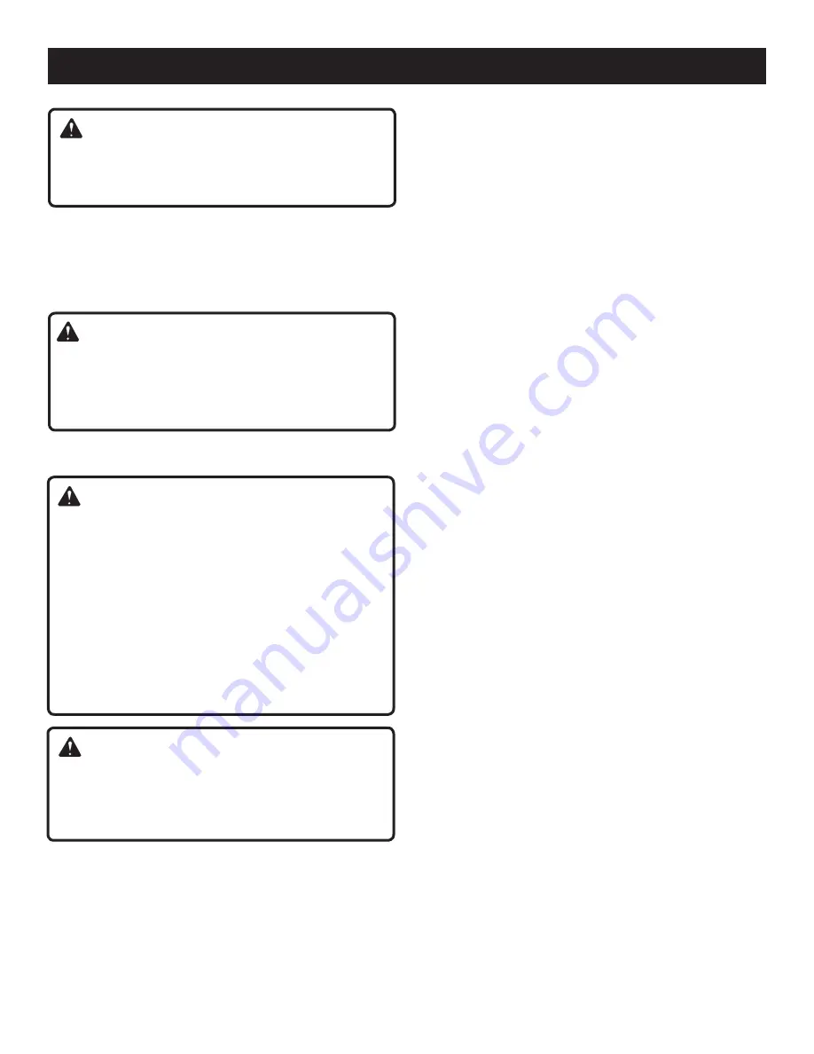 Ryobi RY24600 Operator'S Manual Download Page 22