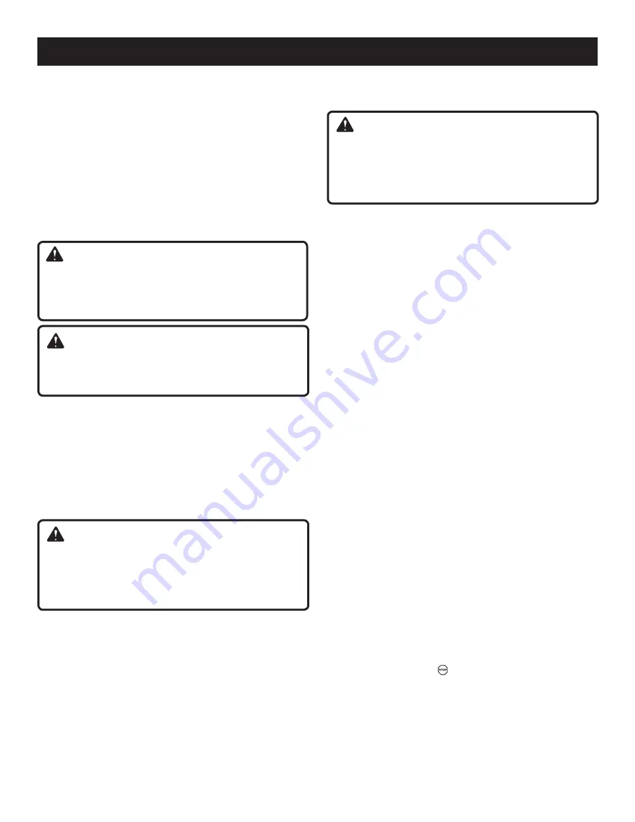 Ryobi RY28000 Operator'S Manual Download Page 32