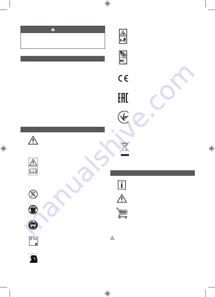 Ryobi RY36BPXA Original Instructions Manual Download Page 106