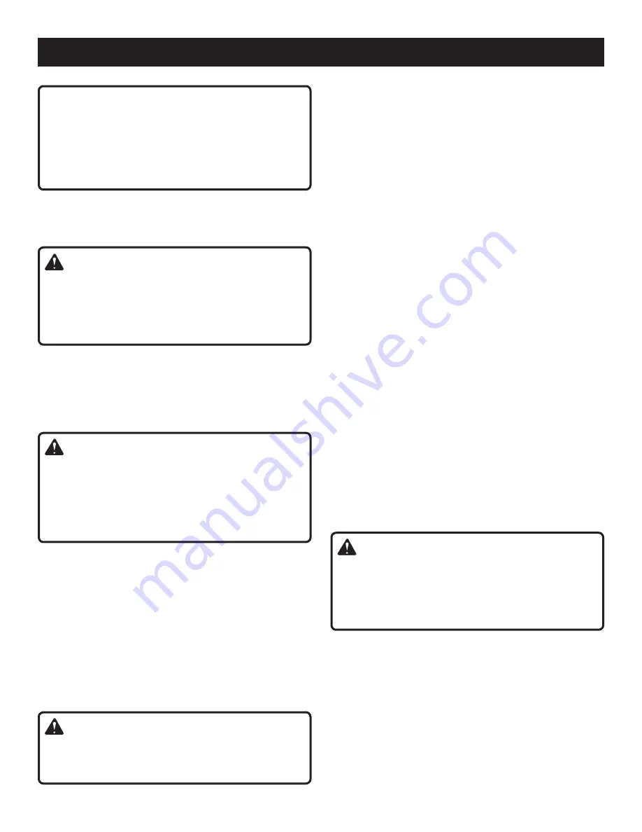 Ryobi RY401012 Operator'S Manual Download Page 14