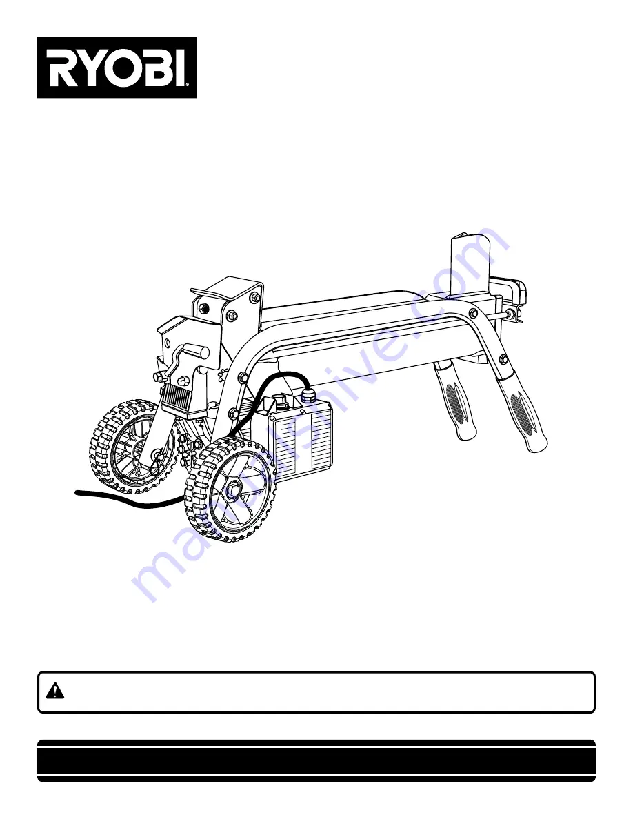 Ryobi RY49701 Operator'S Manual Download Page 1