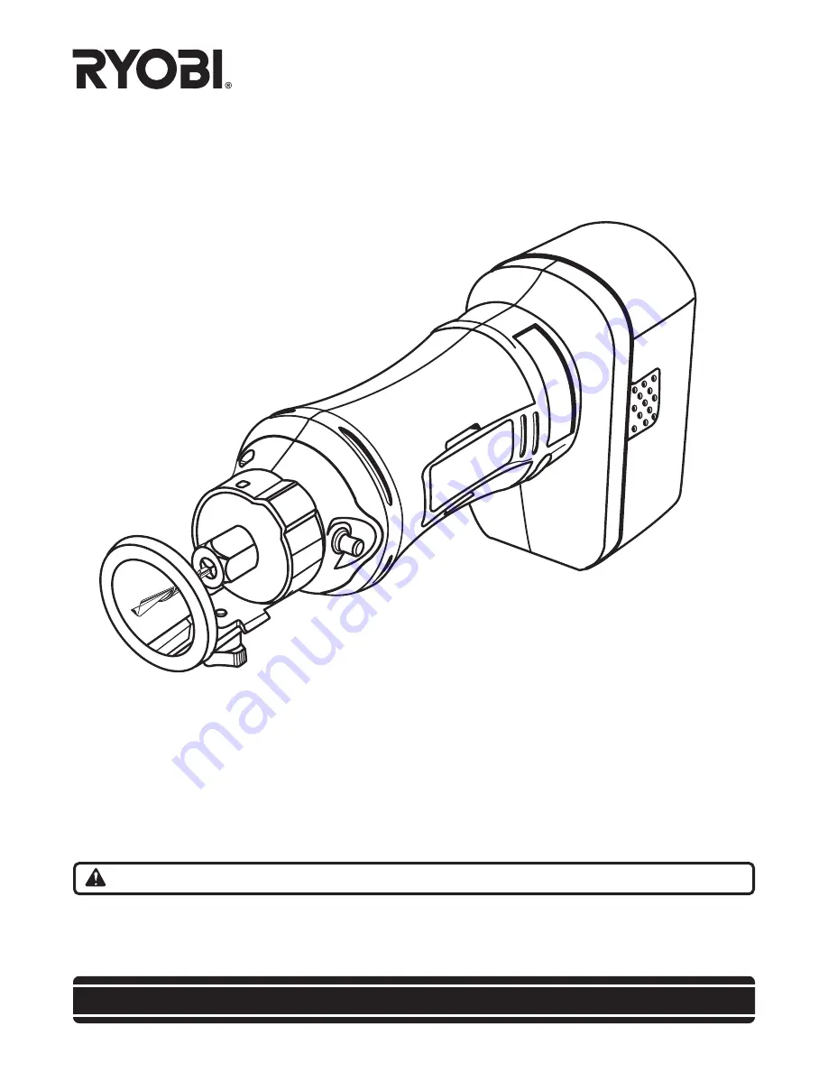 Ryobi SS180 Скачать руководство пользователя страница 1