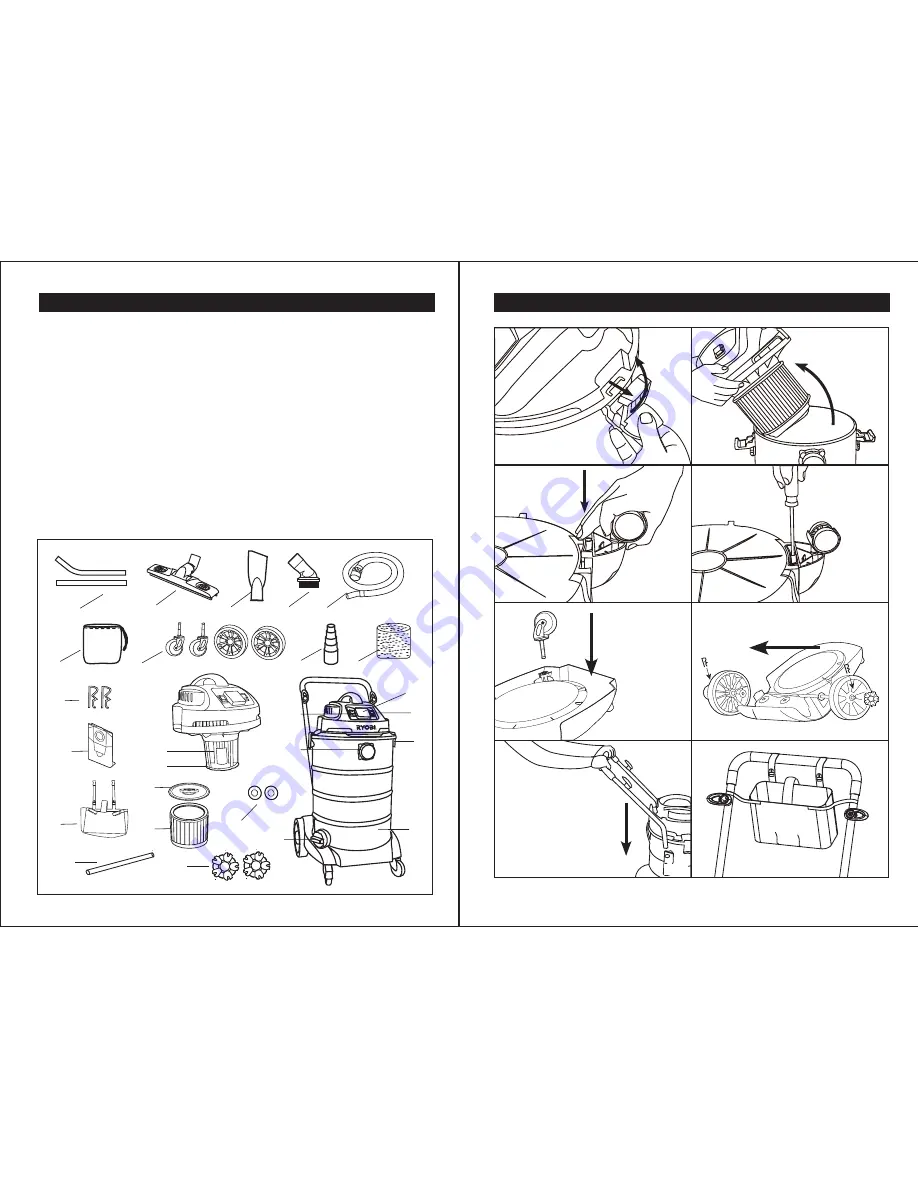 Ryobi VC30A Owner'S Operating Manual Download Page 3