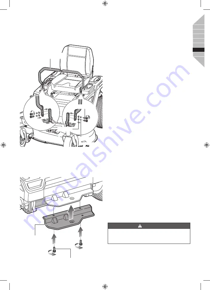 Ryobi ZTR480ex Assembly Manual Download Page 49