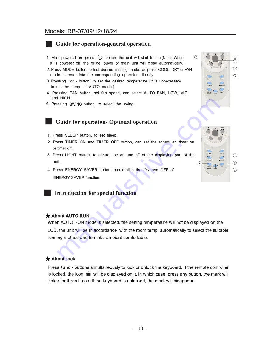 Ryobishi RB-07EP Operating Instructions Manual Download Page 16