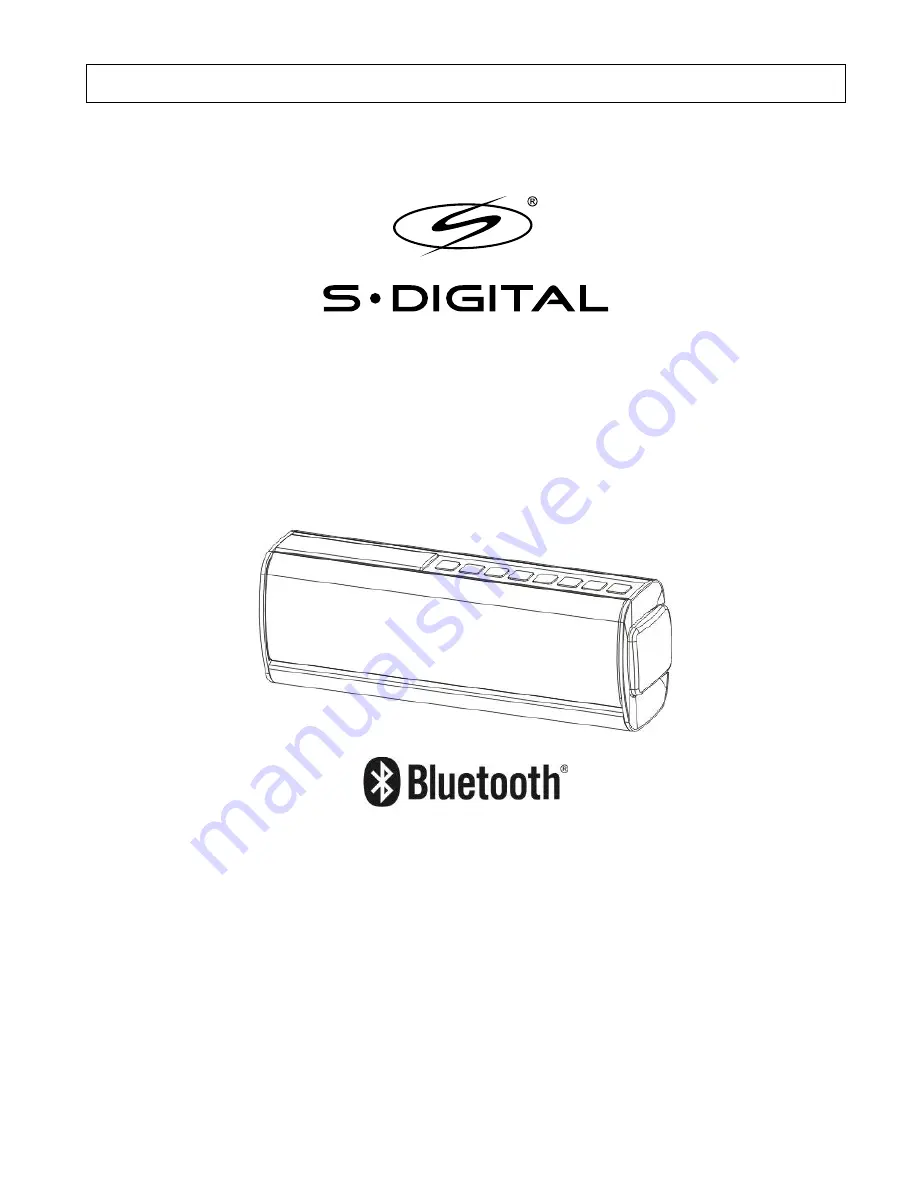 S-Digital SP-3000-BTHF Instruction Manual Download Page 1