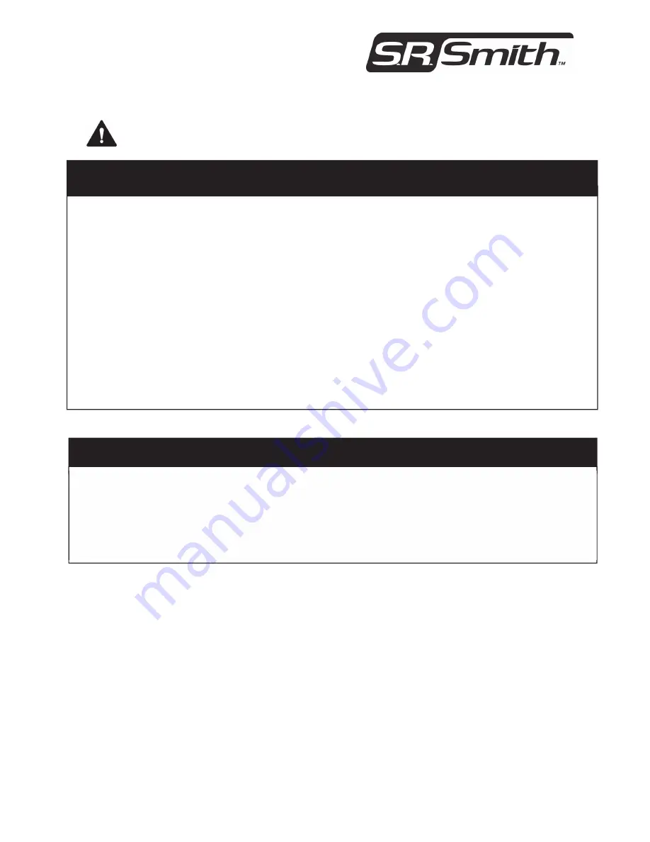 S.R.Smith SRS-TX-30 Installation Instructions Manual Download Page 3