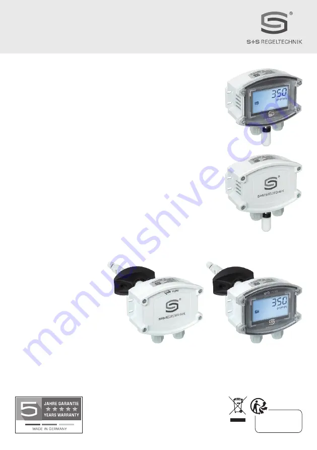 S+S Regeltechnik AERASGARD AC02-Modbus Operating Instructions, Mounting & Installation Download Page 1