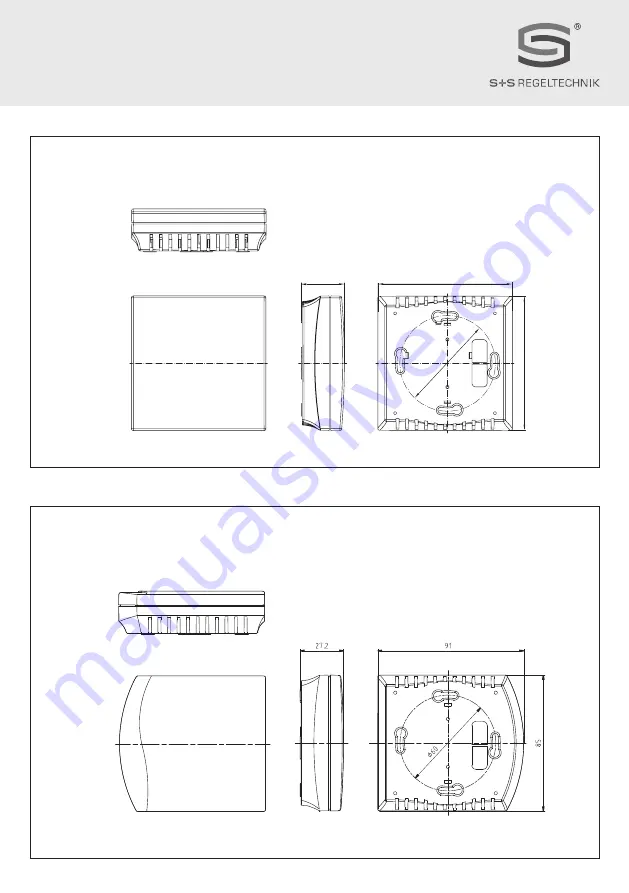 S+S Regeltechnik HYGRASGARD RFF Operating Instructions, Mounting & Installation Download Page 2