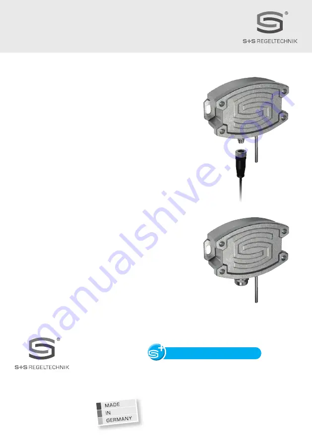 S+S Regeltechnik THERMASGARD ATM2-VA Operating Instructions, Mounting & Installation Download Page 1