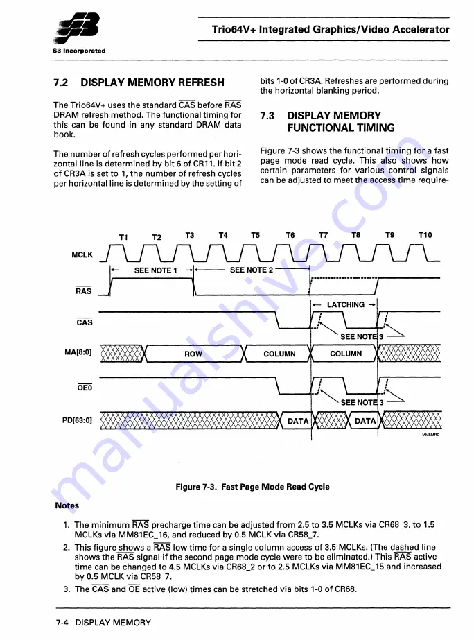 S3 Incorporated Trio64V+ Manual Download Page 61