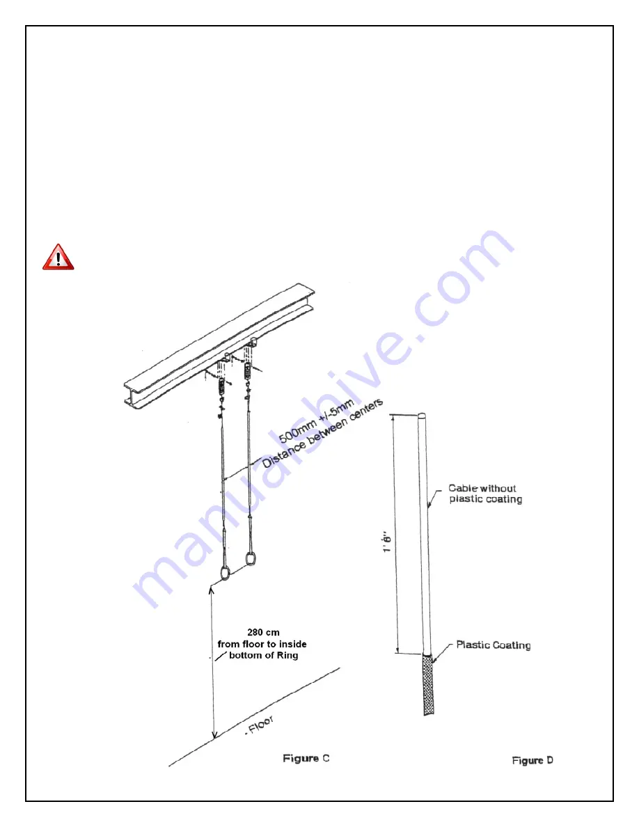 SA Sport 108 Ceiling Hung Rings Manual Download Page 4